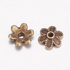 Alloy Bead Caps Enamel Settings&nbsp;PALLOY-D348-04