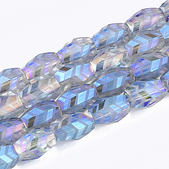 Electroplate Glass Beads Strands&nbsp;EGLA-T018-02