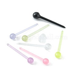 700Pcs Plastic Tiny Ball Stud Earrings with 150Pcs Ear Nuts for Women&nbsp;KY-YW0001-23