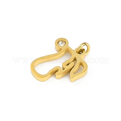 304 Stainless Steel Pendants&nbsp;LS-STAS-R137-01G-F