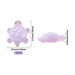 12Pcs Luminous Resin Cabochons&nbsp;RESI-TA0004-55D