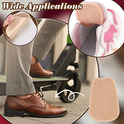 12 Pairs 3 Styles Felt Shoes Tongue Pads&nbsp;AJEW-PH0008-13A