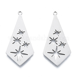 Non-Tarnish 201 Stainless Steel Pendants&nbsp;STAS-N090-LA956-1