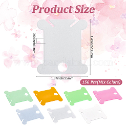150Pcs Plastic Thread Winding Boards&nbsp;TOOL-CP0001-49C