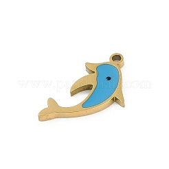 304 Stainless Steel Enamel Pendants&nbsp;STAS-I325-058G