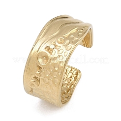 304 Stainless Steel Cuff Rings&nbsp;RJEW-D332-012L-G