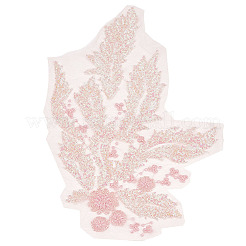 1Pc Polyester with Glass Embroidery Ornament Accessories&nbsp;DIY-PH0031-82B