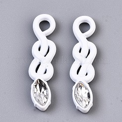 Spray Painted Alloy Pendants&nbsp;PALLOY-S132-229-RS