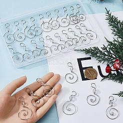 30Pcs Copper Wire Ornament Hooks&nbsp;HJEW-SP0001-08