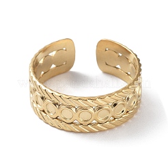304 Stainless Steel Open Cuff Ring Components&nbsp;STAS-F301-24G