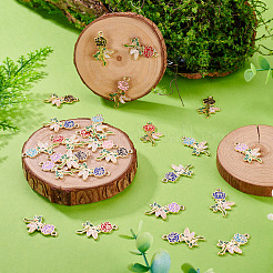 60Pcs Alloy Enamel Pendants&nbsp;ENAM-TA0003-75KCG