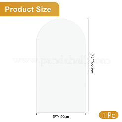 1Pc Polyester Wedding Arch Cover Cloth&nbsp;DIY-CN0003-60B