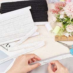 2 Cards 2 Colors Polyester Braided Lace Trim&nbsp;OCOR-FG0001-96