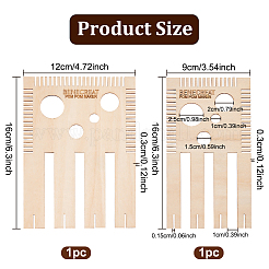 1 Set Wood Weaving Looms Kit&nbsp;DIY-BC0006-71