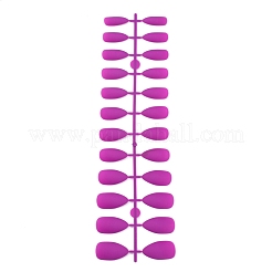 Solid Colors Matte Plastic False Nails Full Cover Fake Nails Tips&nbsp;MRMJ-T031-15-M
