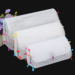 DIY Rectangle-shaped Plastic Mesh Canvas Sheet&nbsp;PURS-PW0001-603A