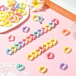 50Pcs Acrylic Linking Rings&nbsp;OACR-YW0003-57