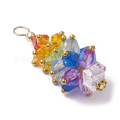 Chakra Theme Acrylic Pendants&nbsp;PALLOY-JF03055