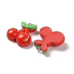 Opaque Resin Pendants&nbsp;RESI-I064-01B