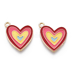 Alloy Enamel Pendants&nbsp;ENAM-T009-64-RS