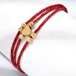Polyester Multi-Strand Bracelets&nbsp;FB-CBA983F-02G-06