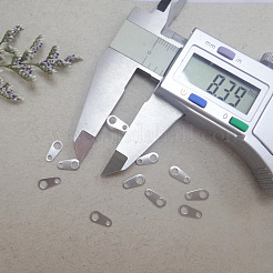Non-Tarnish 316 Surgical Stainless Steel Chain Tabs&nbsp;STAS-L236-04B