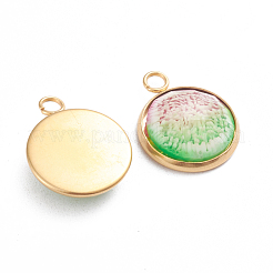 Printed Resin Pendants&nbsp;RESI-L032-B
