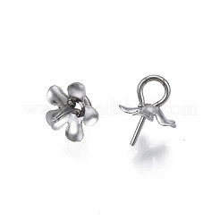Non-Tarnish 304 Stainless Steel Cup Peg Bails Pendants&nbsp;STAS-S057-53