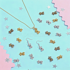 90Pcs 3 Colors Tibatan Style Alloy Pendants&nbsp;FIND-GA0008-55