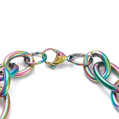 304 Stainless Steel Figaro Chain Bracelets&nbsp;BJEW-E271-05M