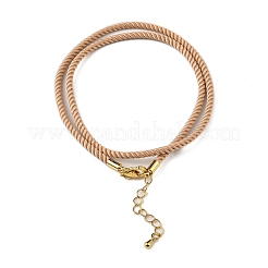 Nylon Milan Cord Necklace Making&nbsp;MAK-M028-01G-18