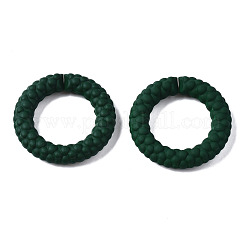 Spray Painted CCB Plastic Linking Rings&nbsp;CCB-Q091-010B