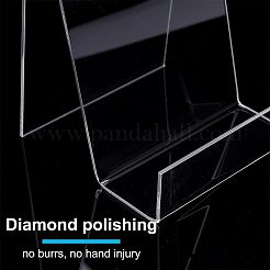 Acrylic Book Displays Stand&nbsp;ODIS-WH0009-01