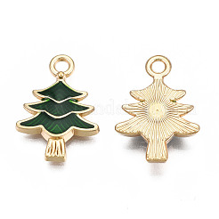 Rack Plating Alloy Enamel Pendants&nbsp;ENAM-T011-156