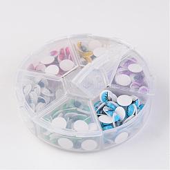Plastic Wiggle Googly Eyes Cabochons DIY Scrapbooking Crafts Toy Accessories&nbsp;KY-X0004-8mm