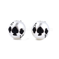 Halloween Opaque ABS Plastic Imitation Pearl Enamel Beads&nbsp;KY-G020-01G