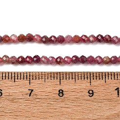 Natural Red Tourmaline Beads Strands&nbsp;X-G-A021-01D-01