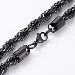 Trendy Men's Chain Necklaces&nbsp;NJEW-L450-08B