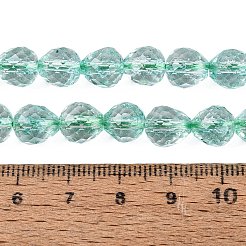 Crackle Transparent Glass Beads Strands&nbsp;GLAA-N068-04A-04