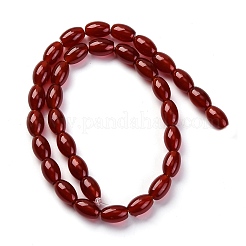Dyed & Heated Natural Carnelian Beads Strands&nbsp;G-G177-J01-01