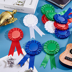 16Pcs 4 Styles Award Ribbon Shape Tinplate Badge Pins&nbsp;JEWB-PH0001-34