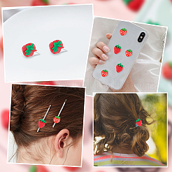 60Pcs 2 Style Resin Cabochons&nbsp;CRES-SC0002-36