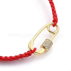Adjustable Nylon Thread Braided Bead Bracelets&nbsp;BJEW-JB05448-02