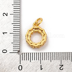 Brass Micro Pave Cubic Zirconia Charms&nbsp;KK-U033-08G