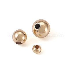 Brass Round Spacer Beads&nbsp;KK-CD0001-08G-NR