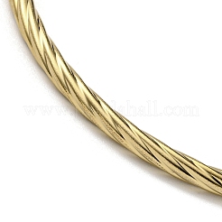7Pcs PVD Vacuum Plating 202 Stainless Steel Bangle Sets&nbsp;BJEW-M317-11G