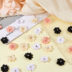 200Pcs 4 Colors Polyester Ornament Accessories&nbsp;DIY-HS0001-70