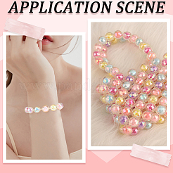 125Pcs 5 Colors Transparent Acrylic Beads&nbsp;TACR-PA0001-25