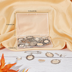 DIY Wedding Boutonniere Angel Photo Charm Brooch Pin Making Kit&nbsp;DIY-SC0019-22