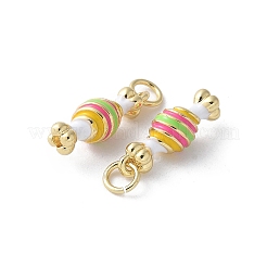 Brass Enamel Pendants&nbsp;KK-D336-02G